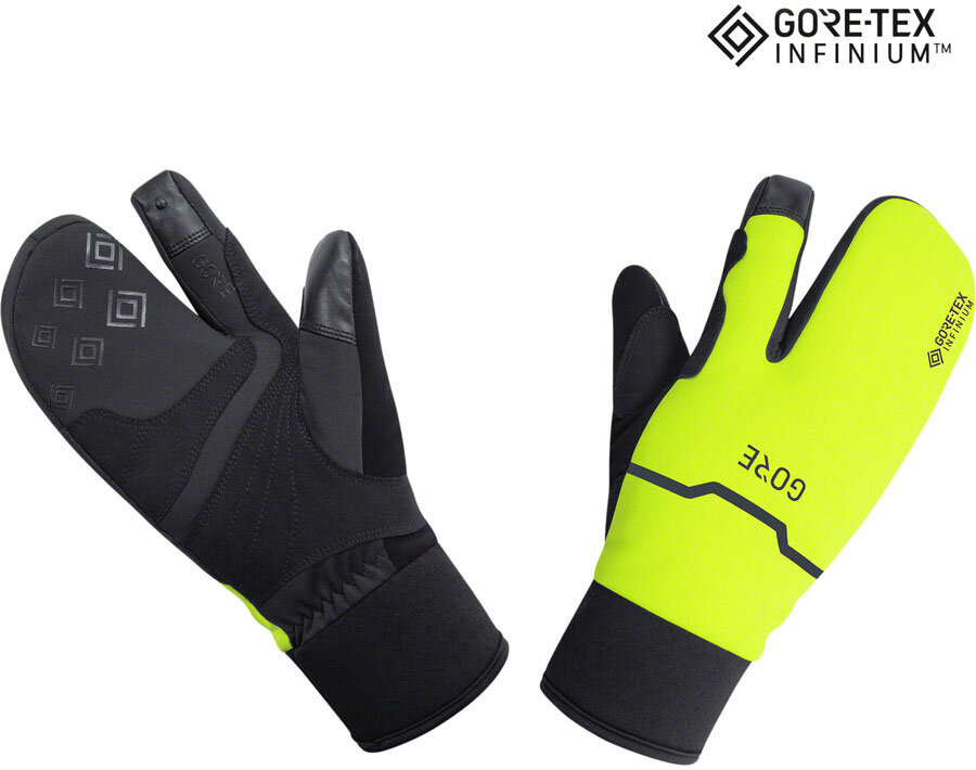 The GORE gloves are a little bulky but damn worth it! And they are on sale here at the shop! - $65