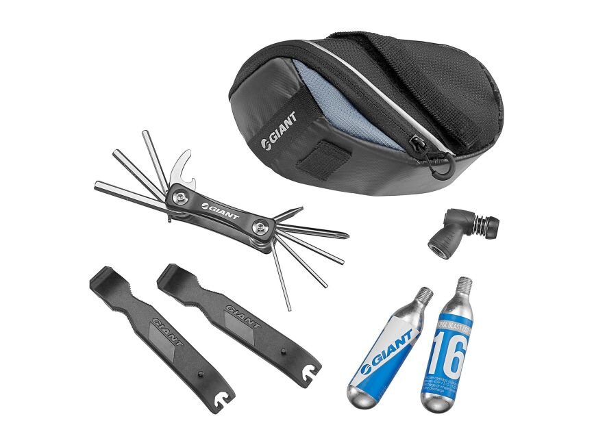 A repair kit like the Giant Quick Fix Combo kit is kind of a must have! Usually a kit is a more cost effective way to go but you don’t get to customize your tire levers or tool preferences,  and that is OK! -$55The next thing is just learning how to…