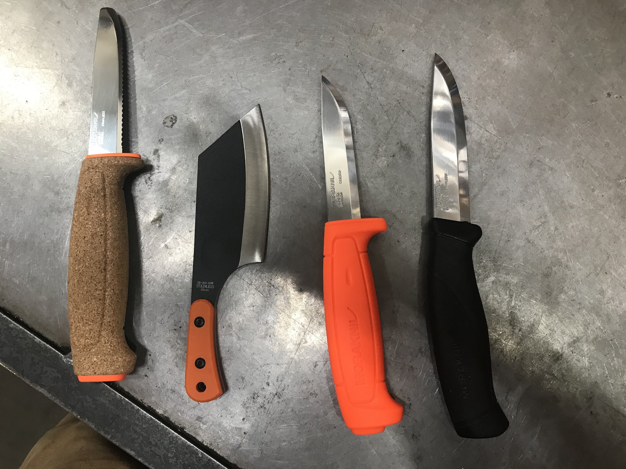 You can nerd out at CORD, across the street from us! We can also get a good selections of CRKT knives here at the shop!