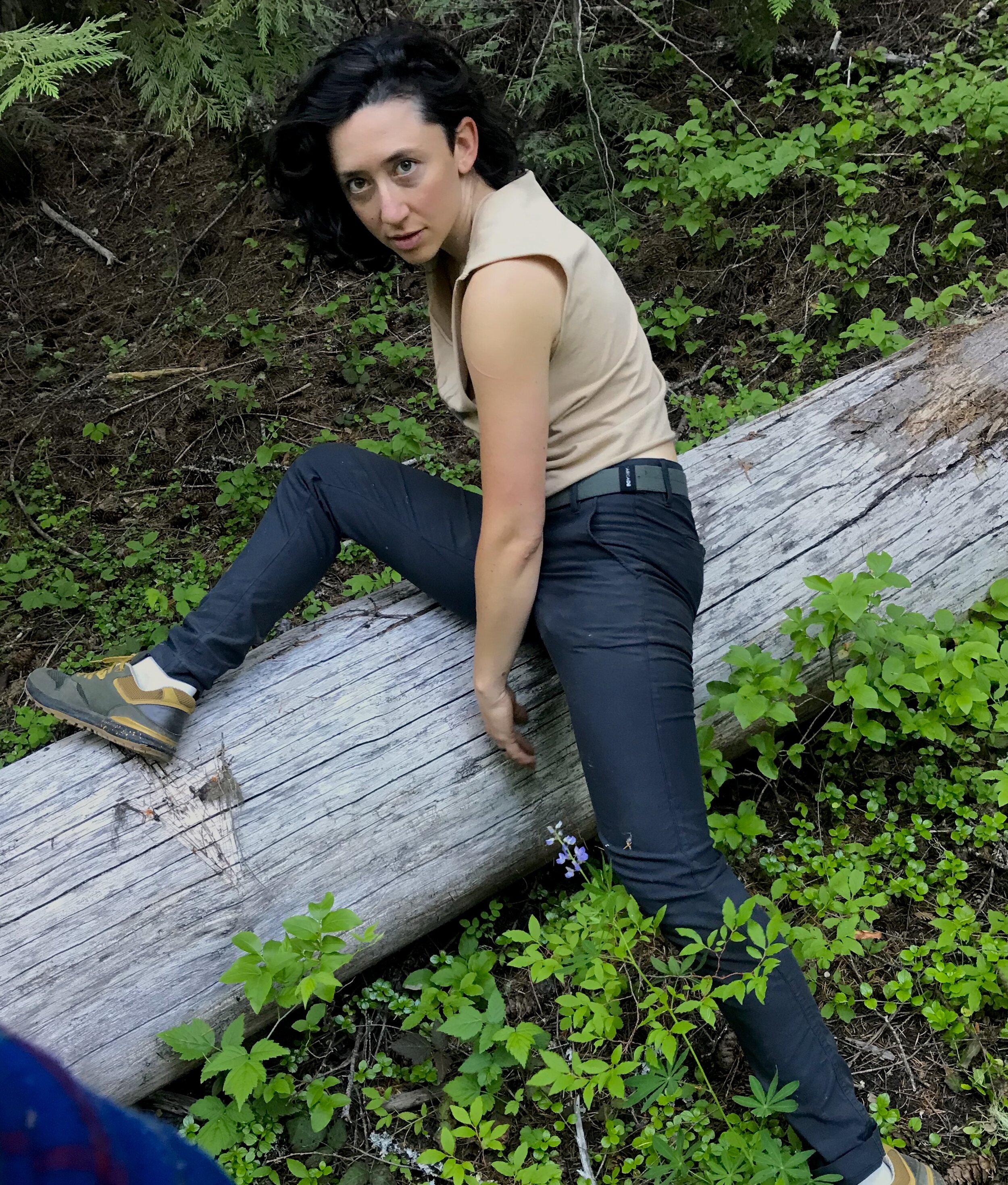 How bout these Chrome Industries pants? Cute enough? Though they aren’t water proof they are water resistant and exactly what the fancy model above rides during a classic Portland Drizzle. $120 not at the shop, and honestly the sizing is kind of bul…